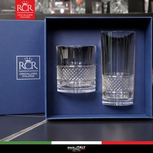 Bộ quà tặng RCR Successo 01 ly Brillante HB, 370 ml + 01 ly Brillante Dof, 340 ml - RCRGS406267