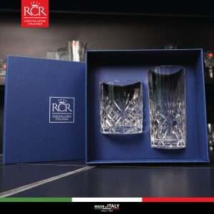 Bộ quà tặng RCR Successo 01 ly Melodia HB, 360 ml + 01 ly Melodia Dof, 340 ml - RCRGS006257