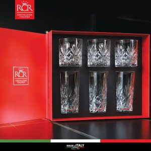 Bộ quà tặng RCR Ricco 03 ly Melodia HB, 360 ml + 03 ly Melodia Dof, 340 ml - RCRGS106006